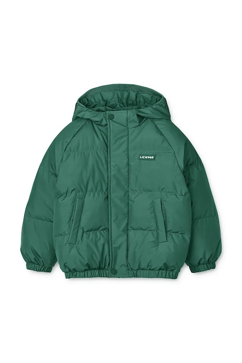 Liewood Kurtka puchowa dziecięca Adelina Down Jacket zielona LW21043