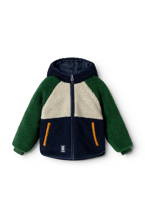 Liewood Kurtka dwustronna dziecięca Jackson Reversible Jacket granatowa LW21040