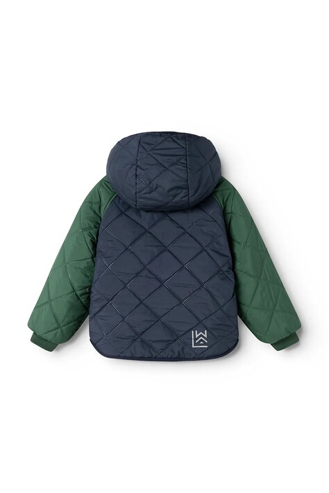 Liewood Kurtka dwustronna dziecięca Jackson Reversible Jacket granatowa LW21040
