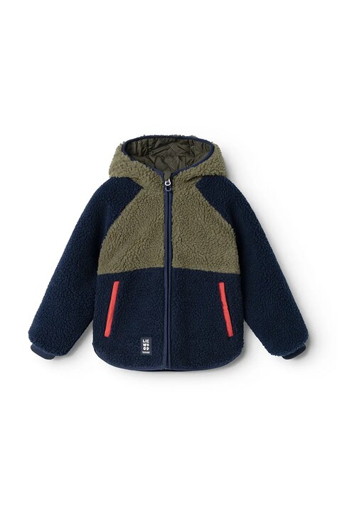 Liewood Kurtka dwustronna dziecięca Jackson Reversible Jacket zielona LW21040