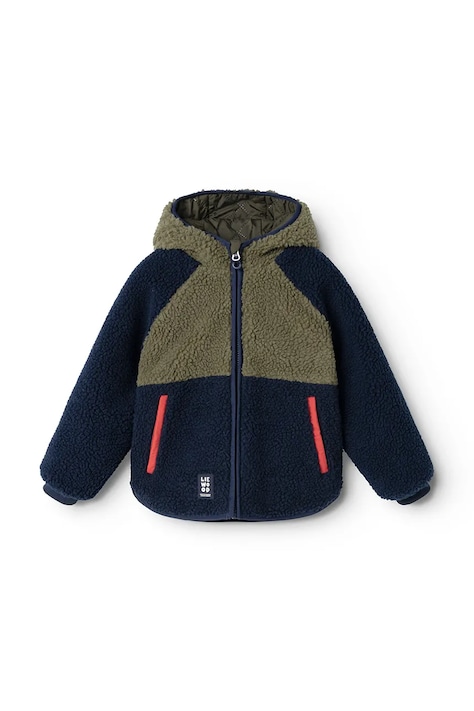 Liewood Kurtka dwustronna dziecięca Jackson Reversible Jacket zielona LW21040
