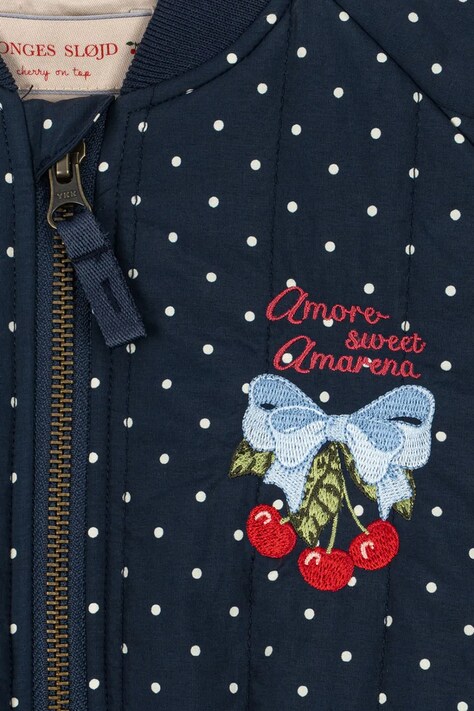 Konges Sløjd куртка-бомбер дитяча JUNO PRINTED DOT BOMBER JACKET — фото 5