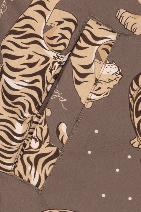 Konges Sløjd Kombinezon dziecięcy NOHR SNOWSUIT PRINT brązowy KS105750
