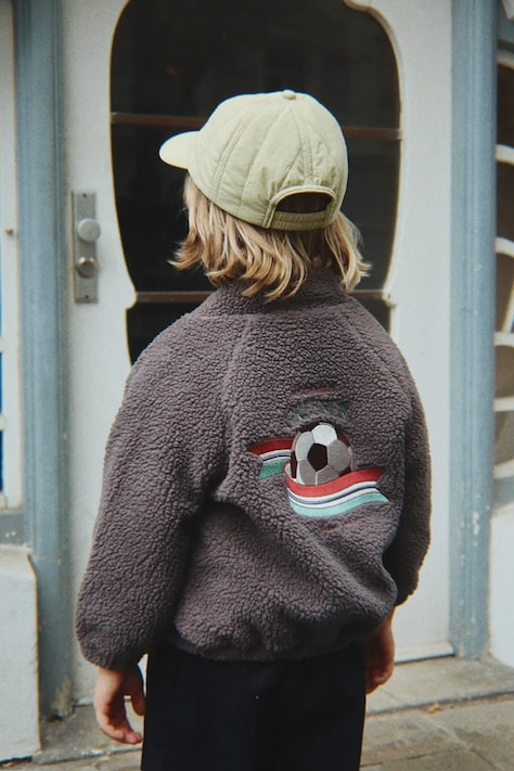 Konges Sløjd Detská bunda JODY BOMBER JACKET GRS sivá KS105710