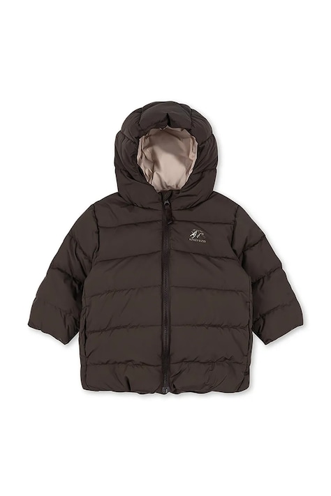 Konges Sløjd Prošivena jakna za djecu ALPI JACKET GRS smeđa KS105681