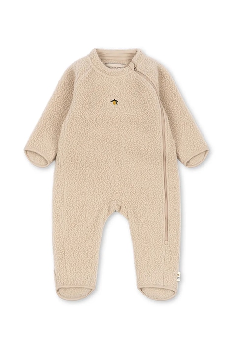 Konges Sløjd overal detský flísový SAFA ONESIE GRS béžový KS105769