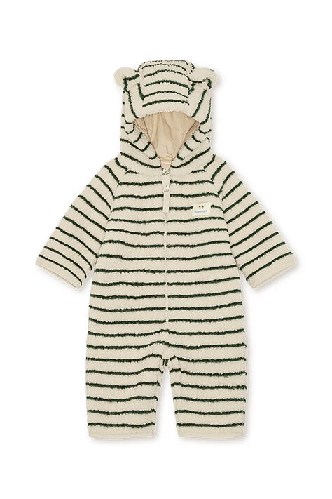 Konges Sløjd ολόσωμη φόρμα παιδική φλις JODY TEDDY ONESIE GRS μπεζ KS105721