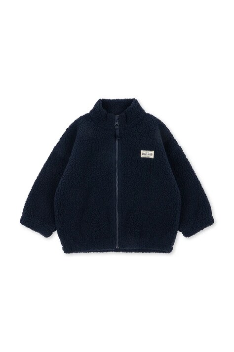 Konges Sløjd jakna za djecu s flisom JODY SOLID TEDDY JACKET GRS mornarsko plava KS105715