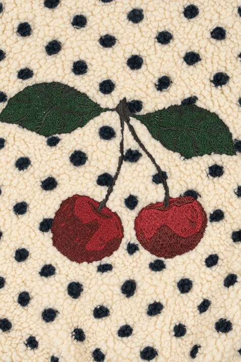 Konges Sløjd куртка дитяча флісова JODY EMBROIDERY TEDDY JACKET GRS — фото 4