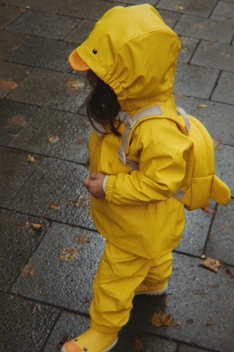 Konges Sløjd σετ αδιάβροχο παιδικό ANNELI RAIN SET κίτρινο KS105686