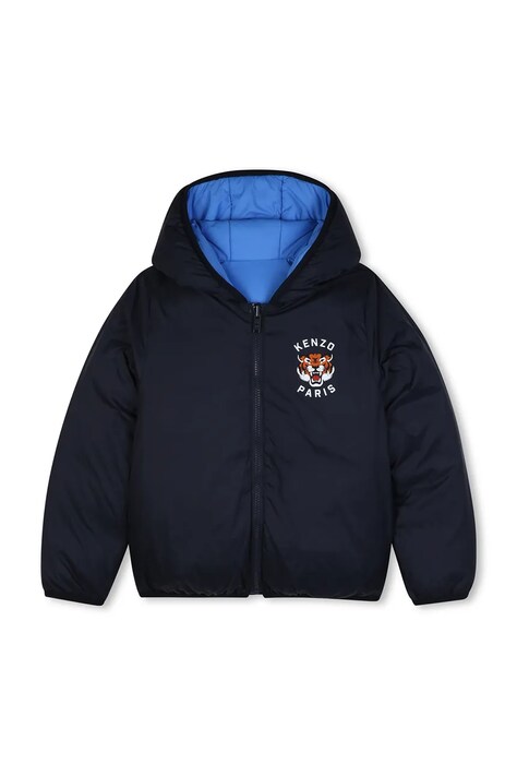 Kenzo Kids Oboustranná bunda dětská námořnická modř K62047