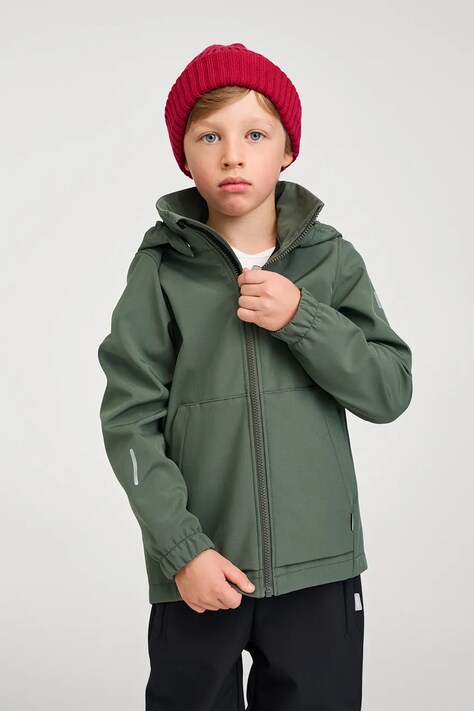 Reima kurtka softshell dziecięca Koivula zielona 5100290B