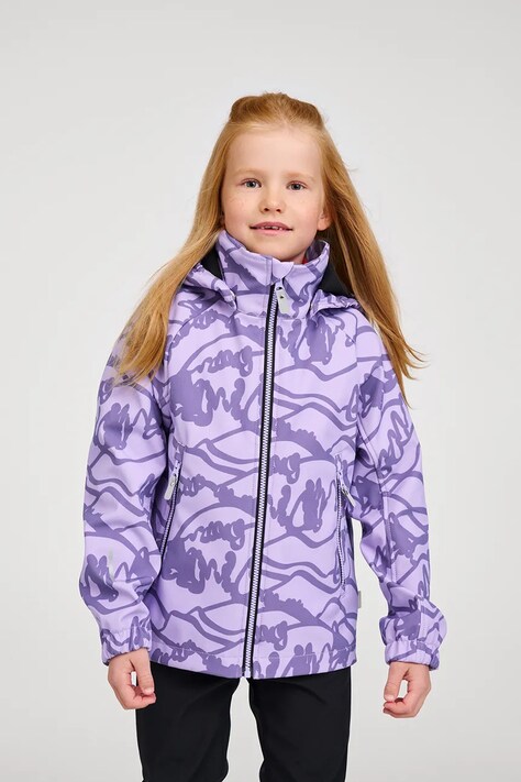 Reima kurtka softshell dziecięca Aitoo fioletowa 5100139B