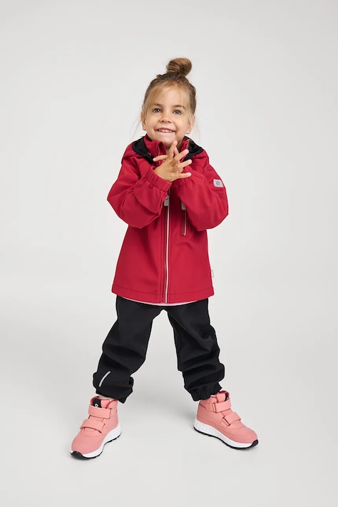 Reima kurtka softshell dziecięca Vantti czerwona 5100009C