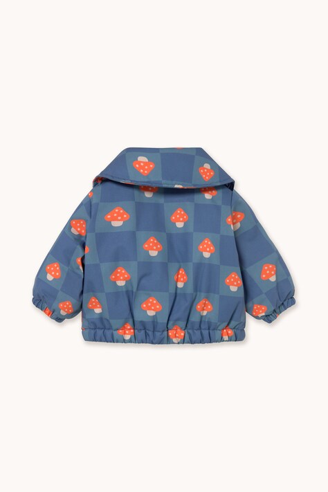 Tinycottons Kurtka niemowlęca z bawełną MUSHROOM BABY PADDED JACKET niebieska AW26-050