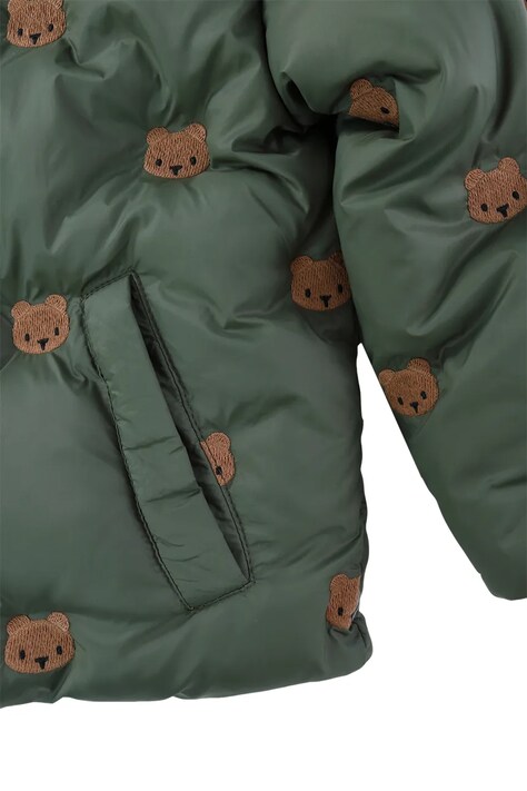 Donsje Kurtka dziecięca Florus Jacket Bears zielona 4102102