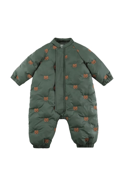 Donsje Kombinezon niemowlęcy Tuur Overalls Bears zielony 3054201