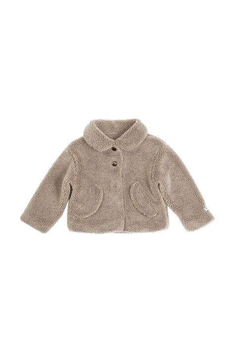 Donsje krótka kurtka niemowlęca Bento Jacket beżowa 3009700