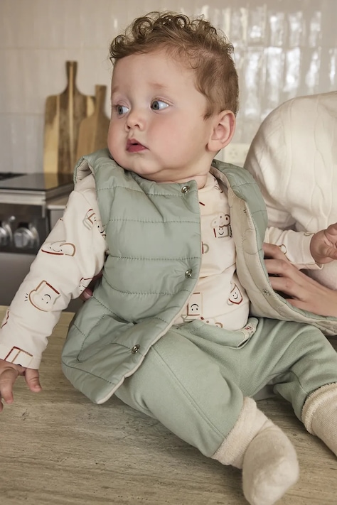 Mayoral Newborn Bezrękawnik niemowlęcy niebieski 2368