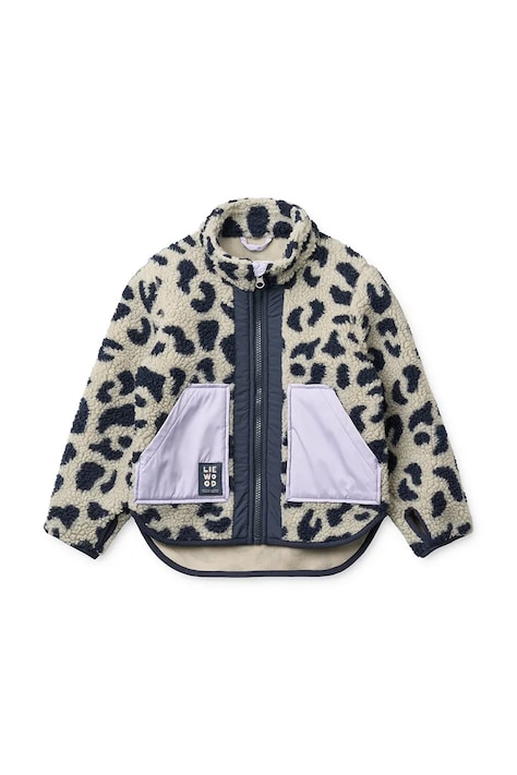 Liewood кофта, яка розстібається дитяча флісова Noam Pile Jacket бежева LW20017
