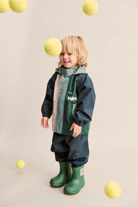 Liewood impermeabile per bambini Pedia Rainwear Set multicolore LW19909
