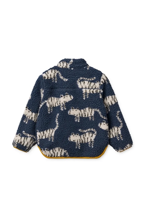 Liewood felpa con cerniera per bambini in pile Nolan Pile Jacket blu navy LW19877