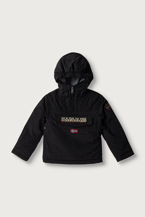 Napapijri Anorak dziecięcy RAINFOREST WI 2 czarny NP0A4HHK9411