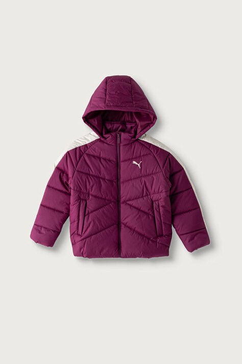 Puma kurtka pikowana dziecięca T7 Quilted Puffer Jacket różowa 694632
