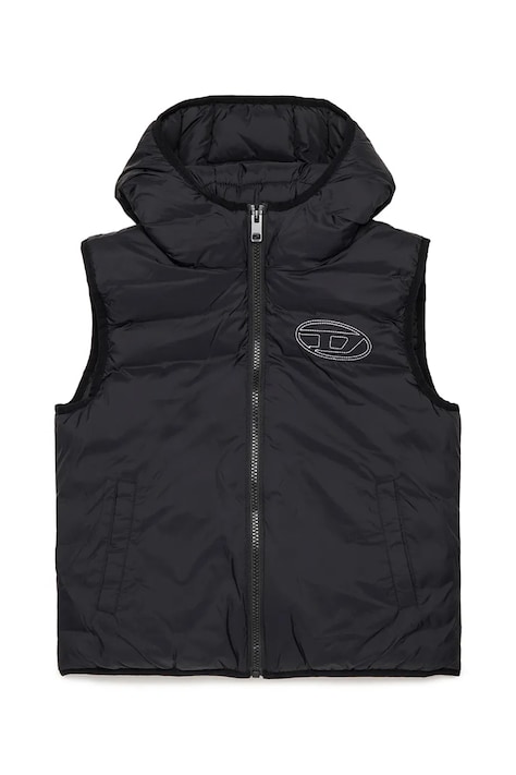 Diesel bezrękawnik z kapturem dziecięcy JOSIP JACKET czarny J02883