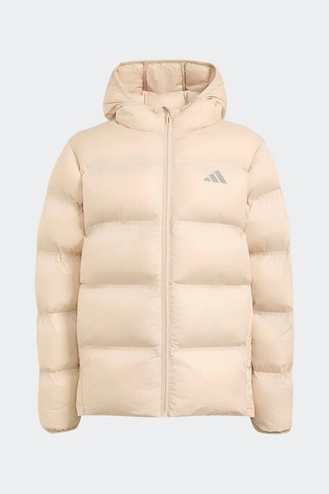 adidas Prošívaná bunda dětská béžová KQ6189
