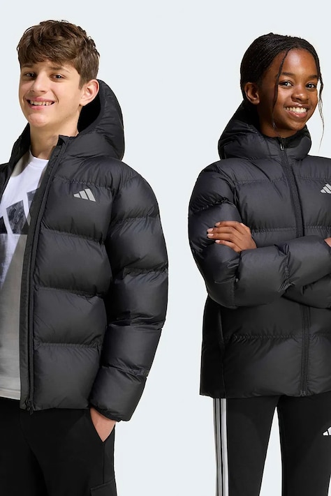 adidas καπιτονέ μπουφάν παιδικό μαύρο KH0196
