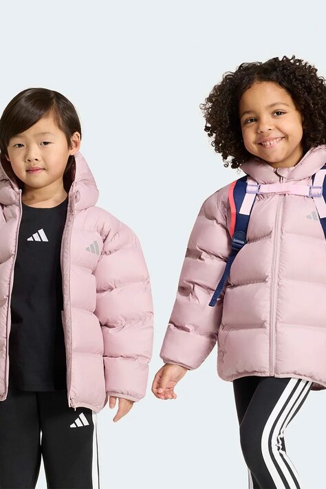 adidas Καπιτονέ μπουφάν παιδικό ροζ KQ6191