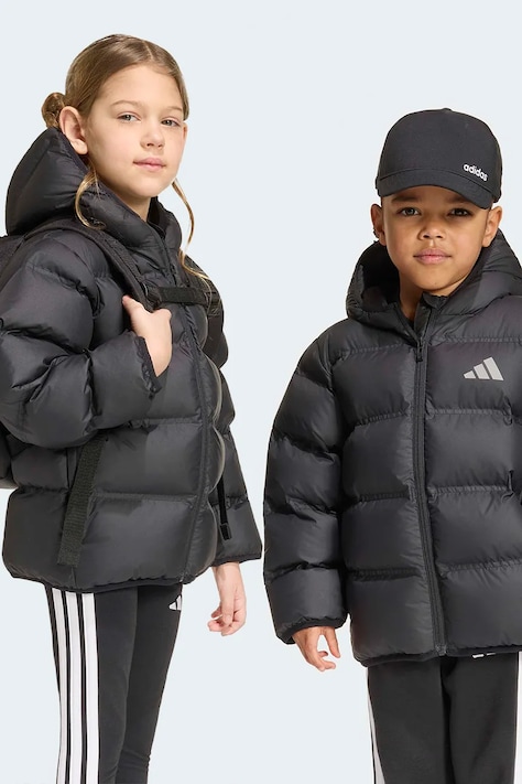 adidas Prešívaná bunda detská čierna KH0198