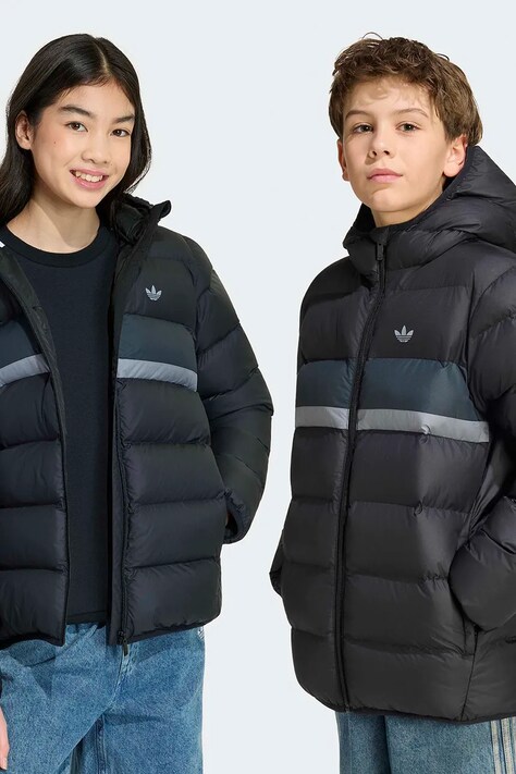 adidas Originals Prešívaná bunda detská čierna KS1682