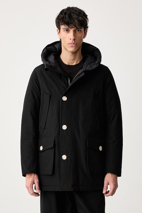 Woolrich CFWOOU0483MBUT0001 kurtka puchowa z bawełną męska czarna Arctic Parka