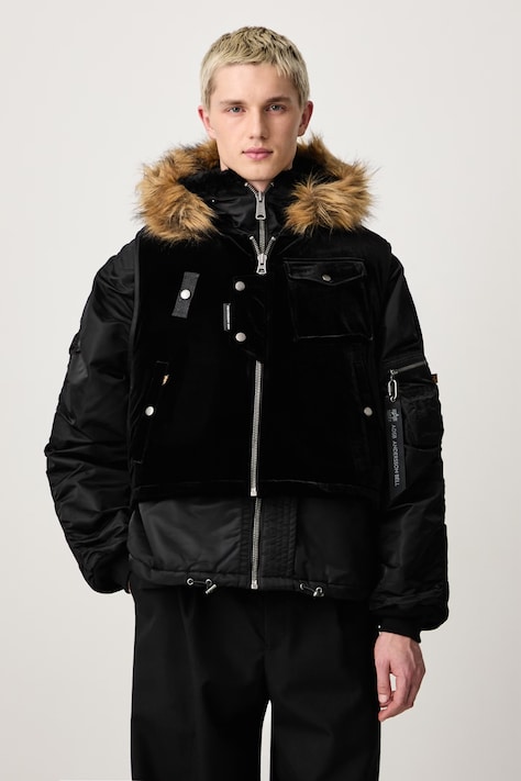 Alpha Industries Alpha Industries x Andersson Bell kurtka męska czarna 268174