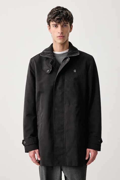 G-Star Kurtka męska Garber Trench unpadded czarna D26925-C408