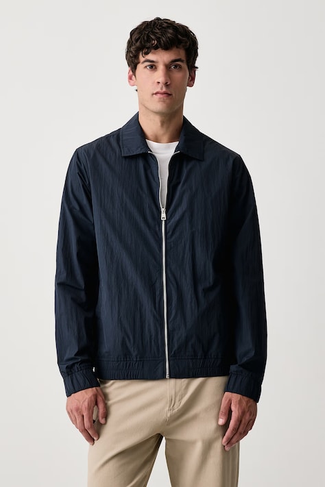 U.S. Polo Assn. Kurtka przejściowa męska Zip Through Bomber granatowa MUP4691
