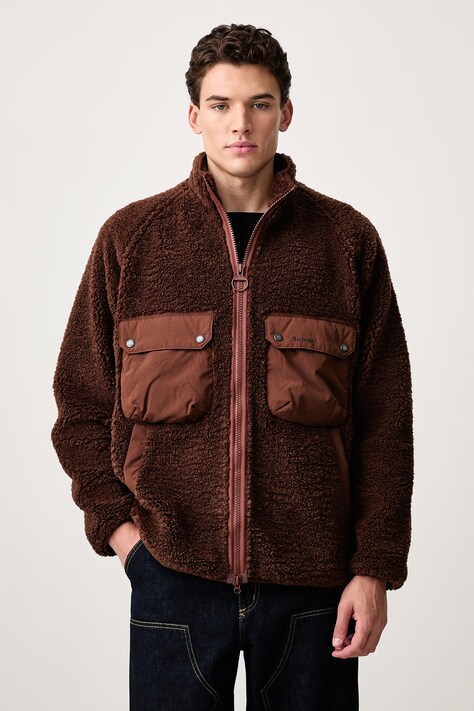 Barbour Re-Engineered kurtka polarowa męska brązowa MCA1159BR51