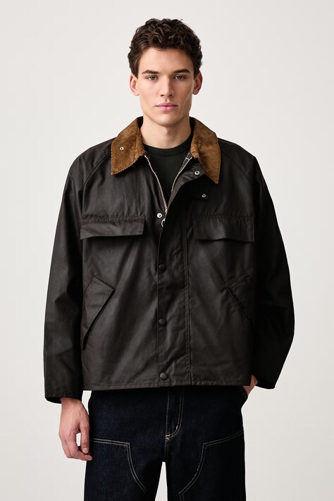 Barbour Four Pocket Transport kurtka bawełniana męska brązowa MWX2569BR91