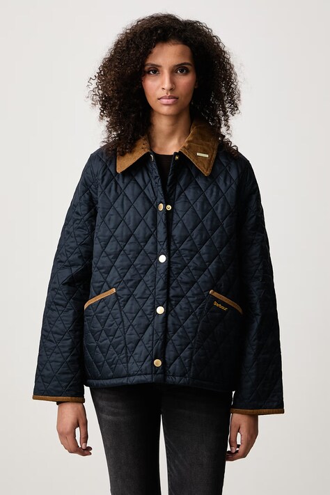 Barbour Kurtka pikowana damska granatowa LQU1851NY52