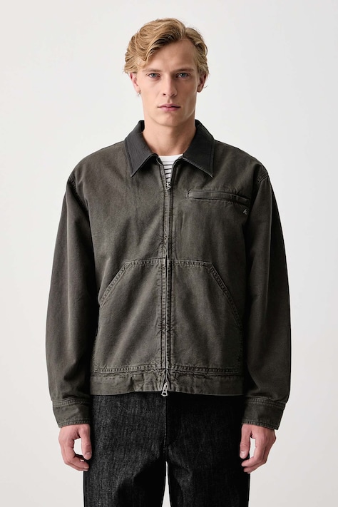 rag & bone Kurtka przejściowa męska bawełniana zielona RX1826F2KKA