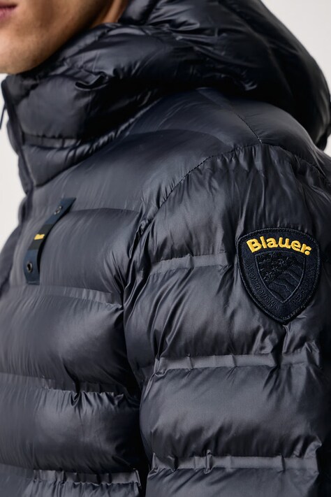 Blauer Kurtka pikowana męska granatowa BLUC02218