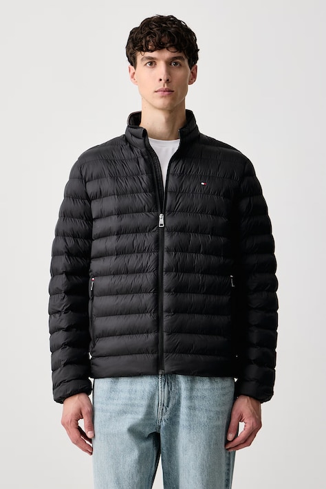 Tommy Hilfiger Kurtka pikowana męska czarna MW0MW39990