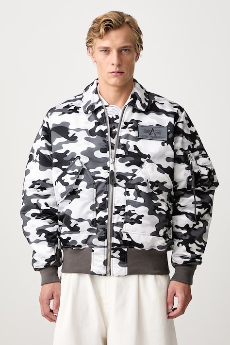 Alpha Industries CWU-45/P Base Camo UV bomberka męska szara 768005C