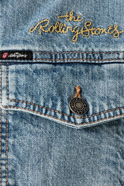 Guess Jeans джинсова куртка чоловіча — AW26-KUMYZ7, блакитний — фото 5