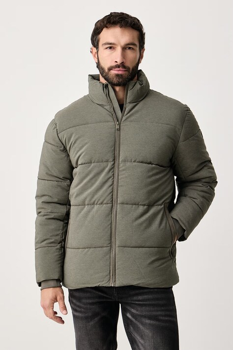 Guess Prešívaná bunda pánska ROGER zelená Z6BL05 W4833