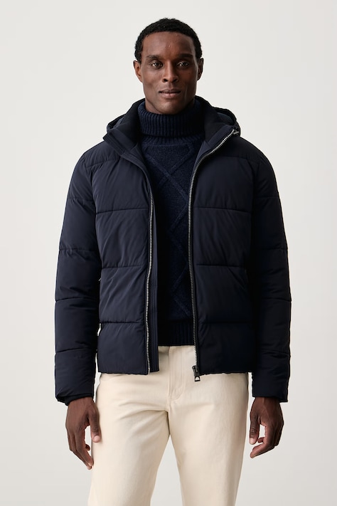 Guess Zimska jakna za muškarce mornarsko plava M6BL58 W4170