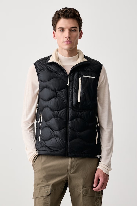 Peak Performance Bezrękawnik puchowy męski Helium czarny G80344090