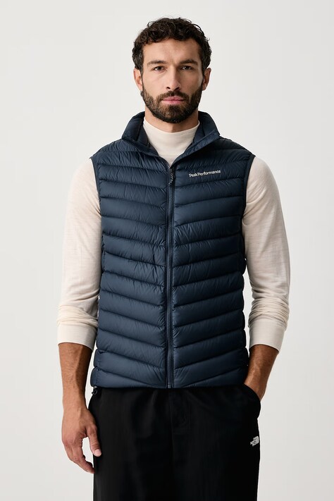 Peak Performance Bezrękawnik puchowy męski Frost Down granatowy G80529010